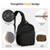K&F Concept Urban Wander Camera Crossbody Shoulder Backpack (Black, 5L)