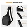 K&F Concept Urban Wander Camera Crossbody Shoulder Backpack (Black, 5L)