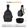 K&F Concept Urban Wander Camera Crossbody Shoulder Backpack (Black, 5L)