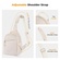 K&F Concept Urban Wander Camera Crossbody Shoulder Backpack (Beige, 5L)
