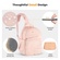 K&F Concept Urban Wander Camera Crossbody Shoulder Backpack (Pink, 5L)