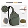K&F Concept Urban Wander Camera Crossbody Shoulder Backpack (Green, 5L)