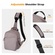 K&F Concept Urban Wander Camera Crossbody Shoulder Backpack (Deep Pink/Purple, 5L)