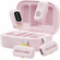Hollyland LARK A1 Combo 2-Person Wireless Microphone System with USB-C & Lightning (Pink)