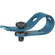 Bright Tangerine Loom Cable Tidy (Blue, 1/4"-20, 4-Pack)