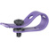Bright Tangerine Loom Cable Tidy (Purple, 1/4"-20, 4-Pack)