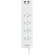 Jackson Rapid Charge 4 Outlet PD20W USB-C Powerboard with Individual Switches - White