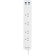 Jackson PT20W44W 20W USB-A + USB-C, 4 Outlet Powerboard (White)