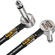WORLDS BEST CABLES Pro Pedal Guitar Patch Cable (30cm, Right-Angle)