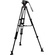 Manfrotto 502X Fluid Video Head & MVTTWINMA Aluminum Tripod with Mid-Level Spreader