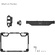 SmallRig 7061 Monitor Cage Kit for Atomos Shinobi 7 II