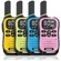 Uniden UH45-4MAX Handheld UHF-CB Radio Quad Colour Pack
