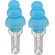 Etymotic Research ER-20 ETY-Plugs Triple-Flange Earplugs (Standard, Clear/Blue)