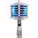 Heil Sound The Fin Dynamic Cardioid Microphone (Chrome, Blue LED)