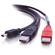 C2G USB Mini-B Male to 2x USB Type-A Male Y-Cable (6')