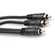 Hosa CYA-105 RCA Y-Cable 5ft