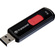 Transcend 4GB JetFlash 500 USB 2.0 Flash Drive (Black, Red Slider)