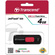 Transcend 4GB JetFlash 500 USB 2.0 Flash Drive (Black, Red Slider)