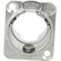Switchcraft EH Series Empty Female Housing with Push Latch (Nickel)