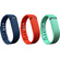 Fitbit Flex Replacement Band Sport 3-Pack (Large, Teal / Navy / Tangerine)
