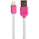 Agent18 Lightning to USB Cable 1 metre (Pink with Dots)