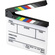 Elvid 7-Section Acrylic Production Slate with Color Clapper Sticks