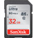 SanDisk 32GB Ultra UHS-I SDHC Memory Card (Class 10)