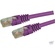 DYNAMIX 0.5M Cat5E UTP Patch Lead - Slimline Molding & Latch Down Plug (Purple)