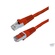 DYNAMIX 0.75M Cat6A STP 10G Patch Lead - Slimline Molding (Red)