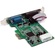 StarTech 2-Port RS-232 Serial PCIe Adapter Card with 16550 UART (Green)