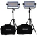 Dracast Tungsten 3-Light Interview Kit with V-Mount Battery Plates