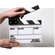 Pro Elite Clapper Board Slate Mini - Black and White