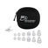 MEElectronics Sport-Fi M6P Memory Wire In-Ear Headphones with In-Line Mic Remote Control (Clear)