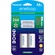 Panasonic Eneloop Rechargeable AA Ni-MH Batteries with C Spacers (2000mAh, Pack of 2)