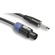 Hosa SKT-400 Series Speakon to 1/4" Male Phone Speaker Cable (14 Gauge) - 15'