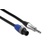 Hosa SKT-200 Series Speakon to 1/4" Male Phone Speaker Cable (12 Gauge) - 10'
