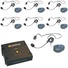 Eartec CPKCYB-7 ComPAK Com-Center and Cyber Headset System (7 Piece)