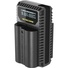 Nitecore UNK1 Dual-Slot USB Travel Charger for Nikon EN-EL14, EN-EL14a, and EN-EL15 Batteries