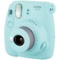 Fujifilm instax mini 9 Instant Film Camera with Instant Film Kit (Ice Blue, 10 Exposures)
