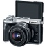 Canon EOS M6 Mirrorless Digital Camera with 15-45mm Lens (Silver)