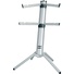 K&M 18860 Spider-Pro Double-Tier Keyboard Stand (Silver)