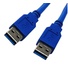 DYNAMIX USB 3.0 Type A Male to Type A Male Cable (Blue, 3 m)