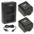 Wasabi Power Battery and Dual USB Charger for Garmin VIRB X and XE (2-Pack)