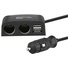 Promate Car DC Output Splitter with Dual USB Ports