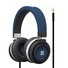Promate Over-Ear Ergonomic Wired Headphones (Blue)