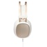 Promate Valiant Superior Over-Ear Wired Personal Gamine Headset (White)