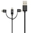 Promate USB All-in-one Sync & Charge Cable (Grey)