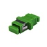 DYNAMIX Fibre SC-APC to SC-APC Simplex Single-Mode Joiner with Ceramic Sleeve (Green)