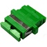DYNAMIX Fibre SC-APC/SC-APC Duplex Single-Mode Joiner with Ceramic Sleeve (Green)