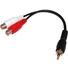 DYNAMIX  Dual RCA Female to RCA Male Cable (150 mm)